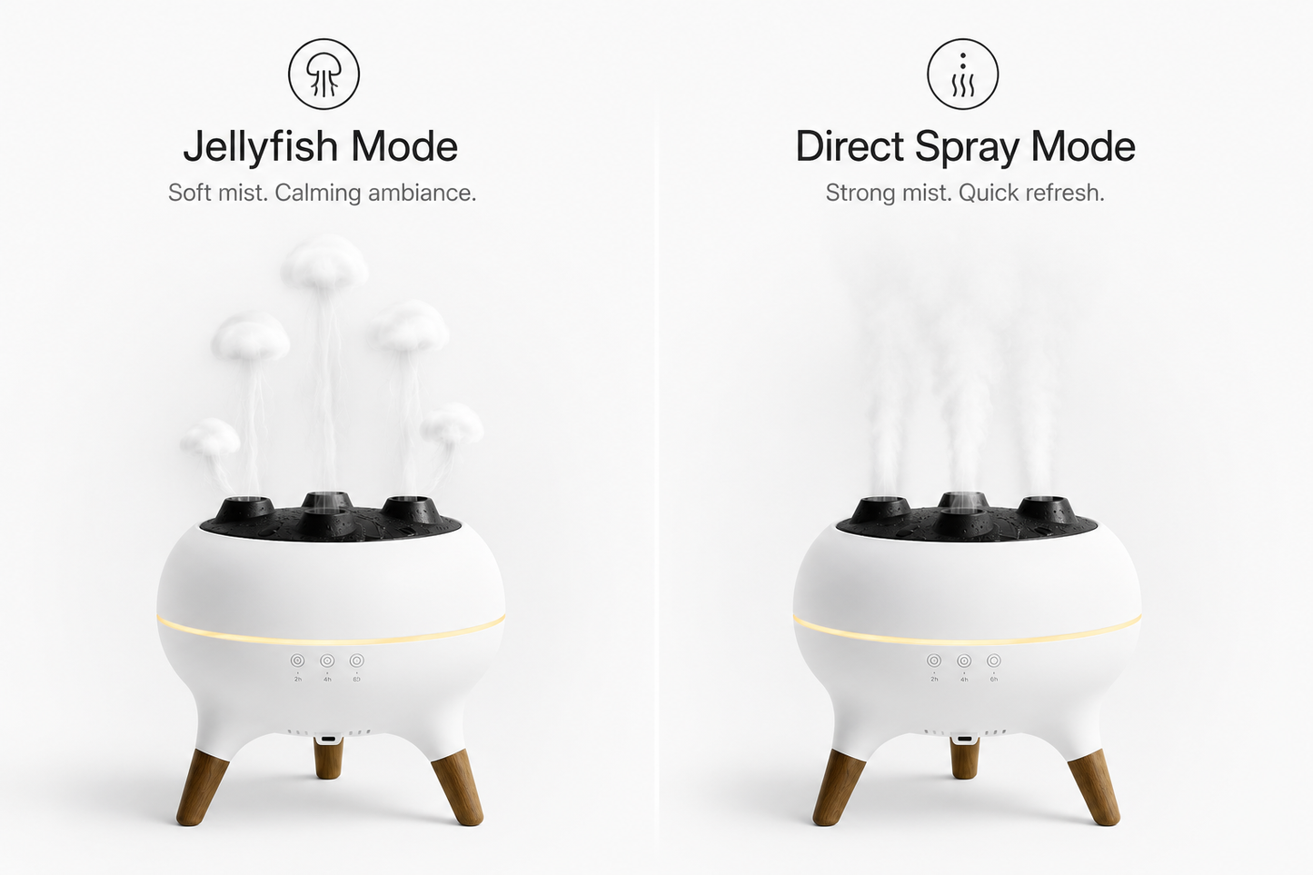 SparkSeasons™ JellyMist Aroma Humidifier