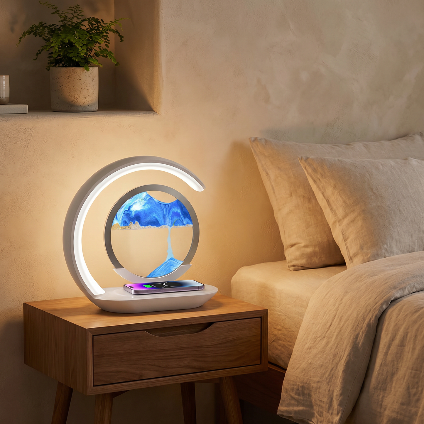 SparkSeasons™ SandGlow Lamp