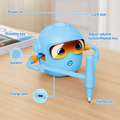 SparkSeason SketchBot for Kids -screen free Activity