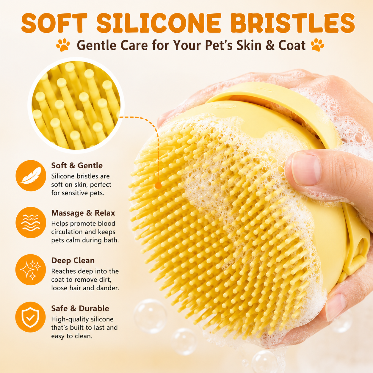 SparkSeasons™ BubblePaw Brush