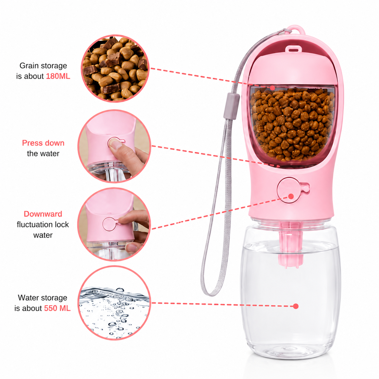 SparkSeasons™ 2-in-1 Pet Bottle