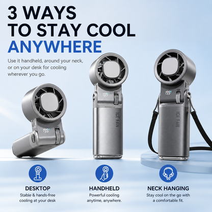SparkSeasons™ GlacierPro LED Cooling Fan
