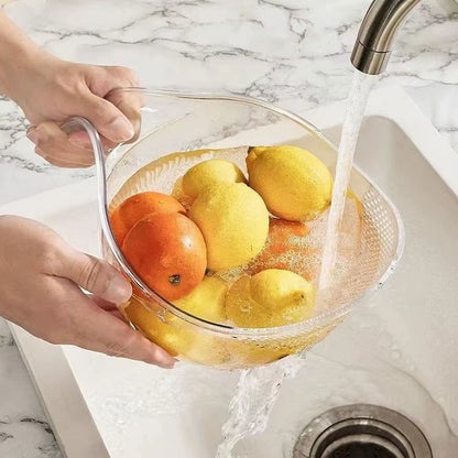Versatile Rice Washing Colander - Perfect for Fruits, Vegetables, and More!
