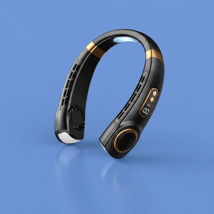 SparkSeasons™ Bladeless Neck Fan — Hands-Free Cooling Anywhere
