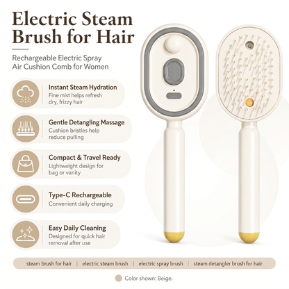 SparkSeasons™ ScalpMist Pro™ Hair Care Brush