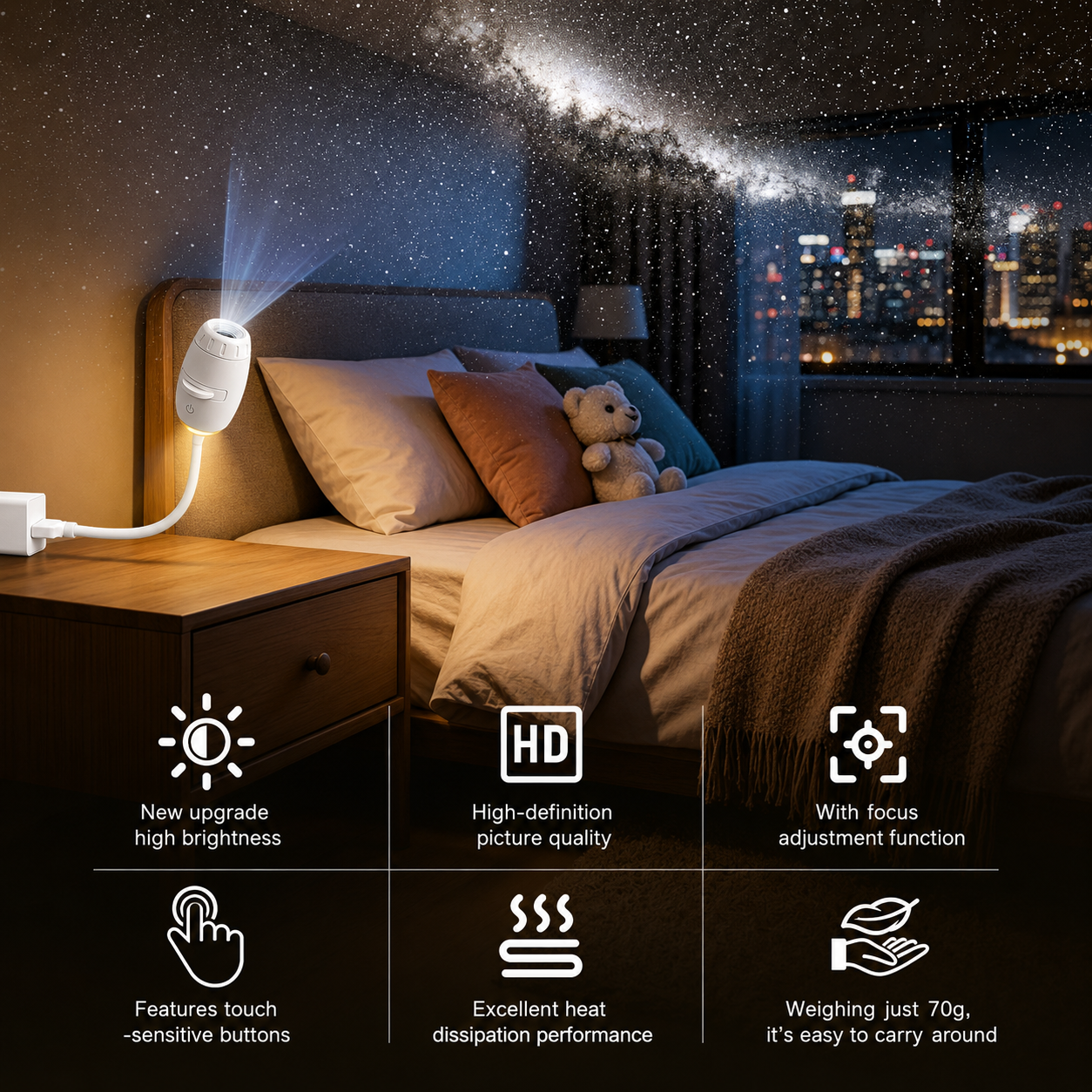 SparkSeasons™ StarScape Projector