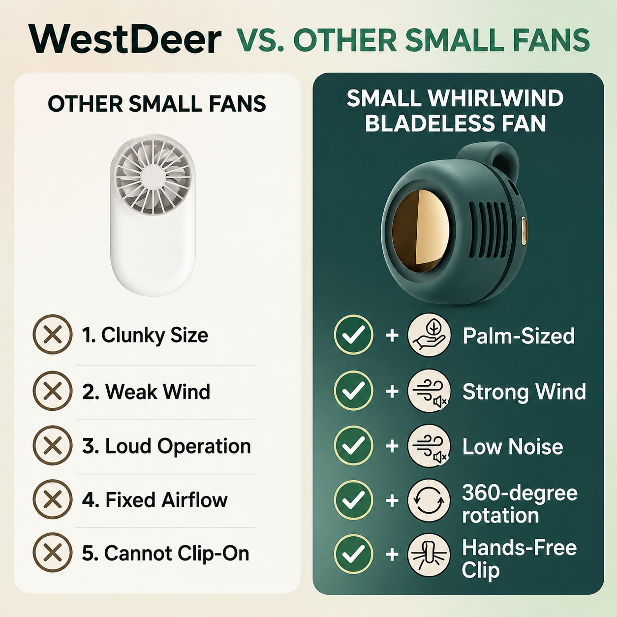 SparkSeasons™ PocketBreeze Fan