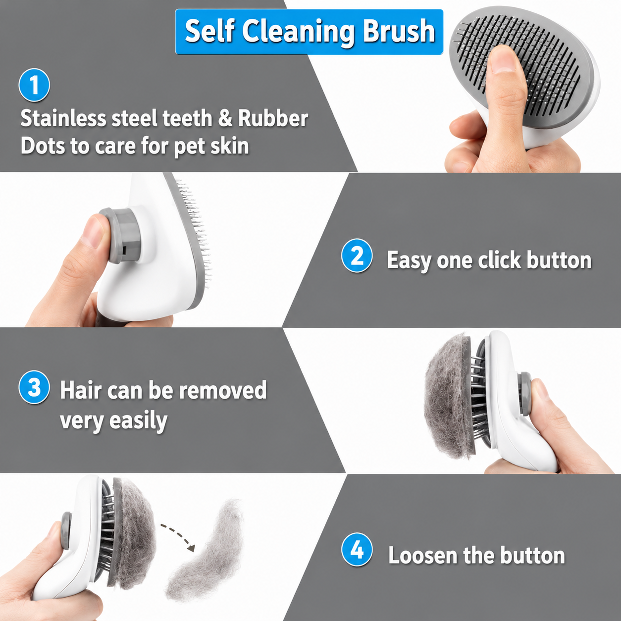 SparkSeasons™ FurEase Brush