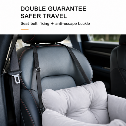 SparkSeasons™ CozyRide Safety Pet Car Seat